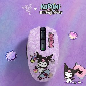 산리오 레이저 Razer 쿠로미 컴퓨터 2모드 무선 블루투스 마우스