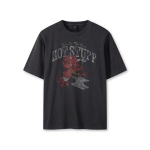 [탑텐] 공용 가먼트 다잉 콜라보 그래픽 반팔티 핫 스터프_MSF3TS3002