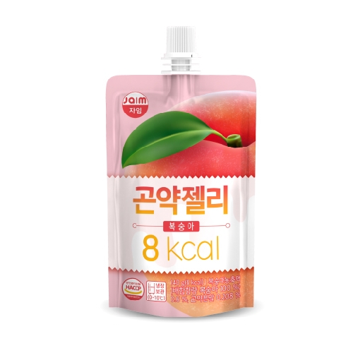 자임 곤약 젤리 복숭아 성분 분석