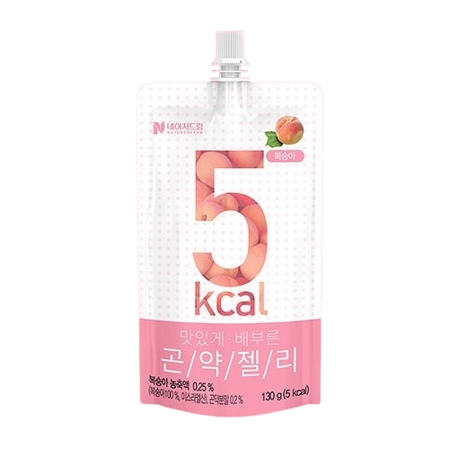 케이지앤에프 네이처드림 곤약젤리 복숭아