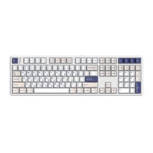 한성컴퓨터 한성컴퓨터 GK798PRO 오션화이트 딥블루 뽀송 저소음 적축 38g 기계식 유무선키보드