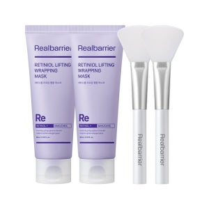 리얼베리어 레티니올 리프팅 랩핑 마스크 80ml×2개 세트