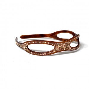 밍코헤어핀 프랑스 큐빅 여성 명품 머리띠 통증없는 부드러운밴드