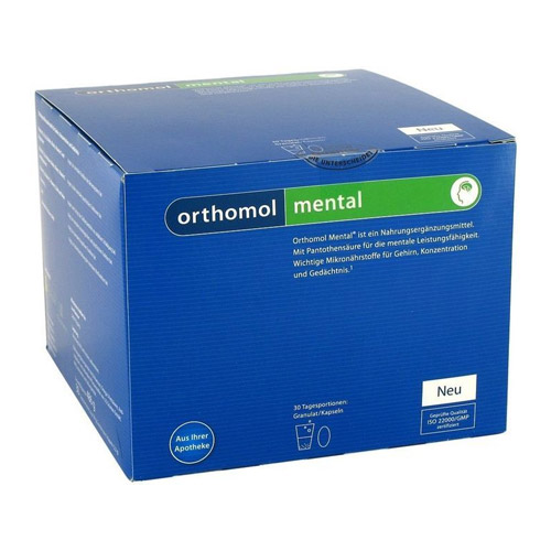 오쏘몰 멘탈 파우더+캡슐 30일분  1개