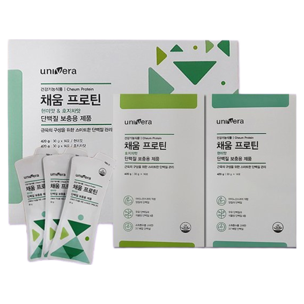 <b>유니베라</b>/채움프로틴/28포/단백질보충용/남양알로에/  1개  30g  420g