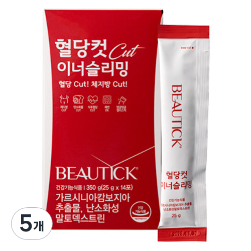 <b>뷰틱</b> 혈당컷 <b>이너슬리밍</b> 14p  350g  5개