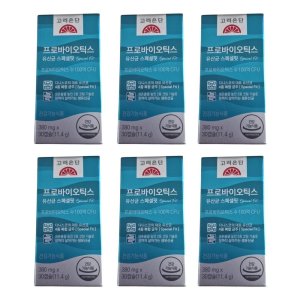 고려은단 헬스케어 고려은단 프로바이오틱스 유산균 스페셜핏 30캡슐 6박스