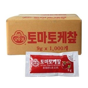 [셀러허브 1][HY79109N_56]드레싱 일회용 토마토케찹9g(1000개입)