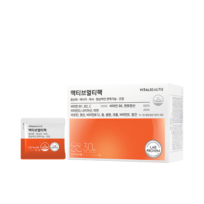 바이탈뷰티 [프리미엄 라인] 액티브 멀티팩(30일)