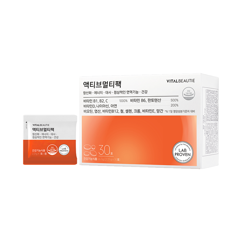 바이탈뷰티 [프리미엄 라인] 액티브 멀티팩(30일)