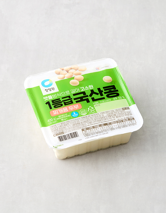 1등급 국산콩 찌개용 두부 제품 이미지