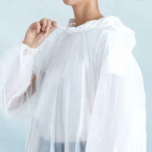 [클라모프] 일회용 휴대용 개별 포장 컬러 우비 비옷 레인 코트 (7개입)