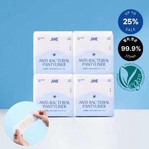 [JIHE] 지혜 항균 팬티라이너 롱(20P) 3팩 세트