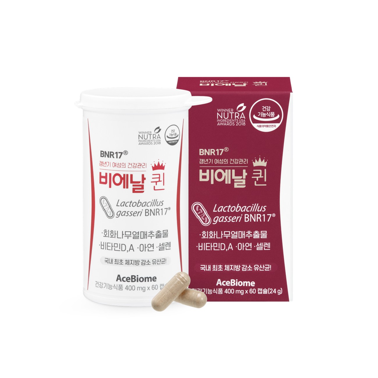 비에날퀸 400mg x 60캡슐, 3개