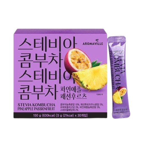 아로마빌커피 스테비아 콤부차 파인애플 패션후르츠