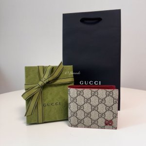 구찌 [당일발송] 구찌 지갑 GG 디테일 베이지 에보니 슈프림 768243 FACQC 9752
