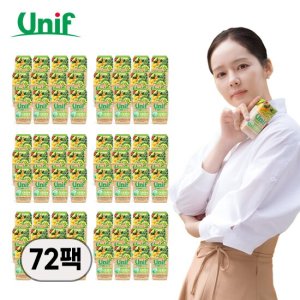 유니프 과채주스 믹스 그린 베지터블 주스 200ml 72팩