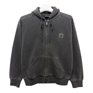 칼하트 25SS 칼하트 윕 로고 넬슨 가먼트 다이드 후드 집업 자켓 / 그래파이트 (I033064 87GD)