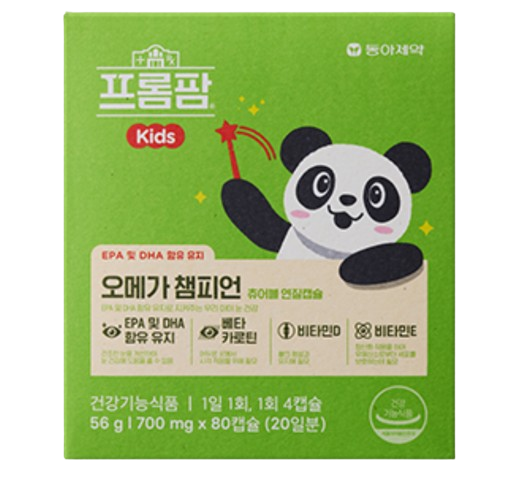 동아제약  오메가 챔피언 700mg x 80캡슐, 1개