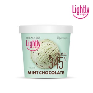 라이틀리 민트초코아이스크림 474ml x 4개