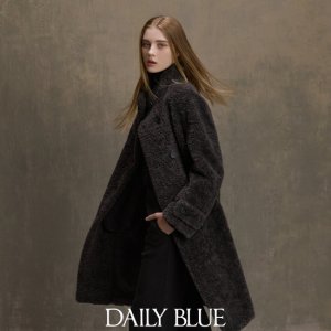 데일리블루 faux 페르시안램 롱코트 1종 TV상품