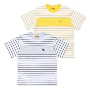 휴먼메이드 판넬 스트라이프 티셔츠 2컬러 HM29CS028