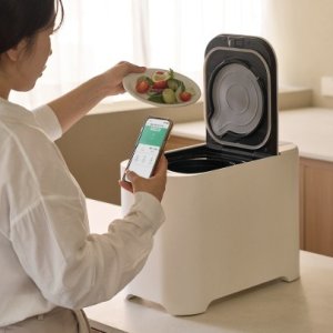헤이홈 AI 음식물 처리기 가정용  IoT 앱연동 자동 건조 분쇄