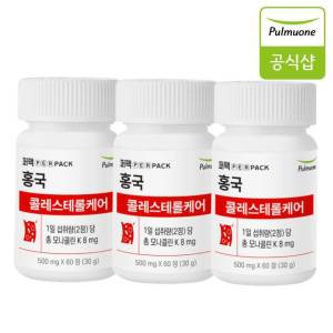 <b>풀무원</b> <b>풀무원</b> 콜레케어 홍국 콜레스테롤케어 3병 모나콜린K