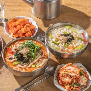[1인분 1350원!] 대전 명물 공주 얼큰이칼국수 외 1종