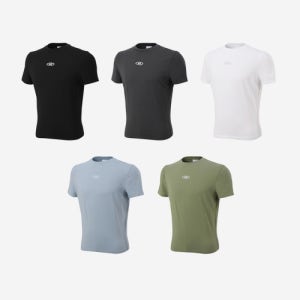 [본투윈] SILVER B LOGO MUSCLE FIT T-SHIRTS [5COL] BF2MST109