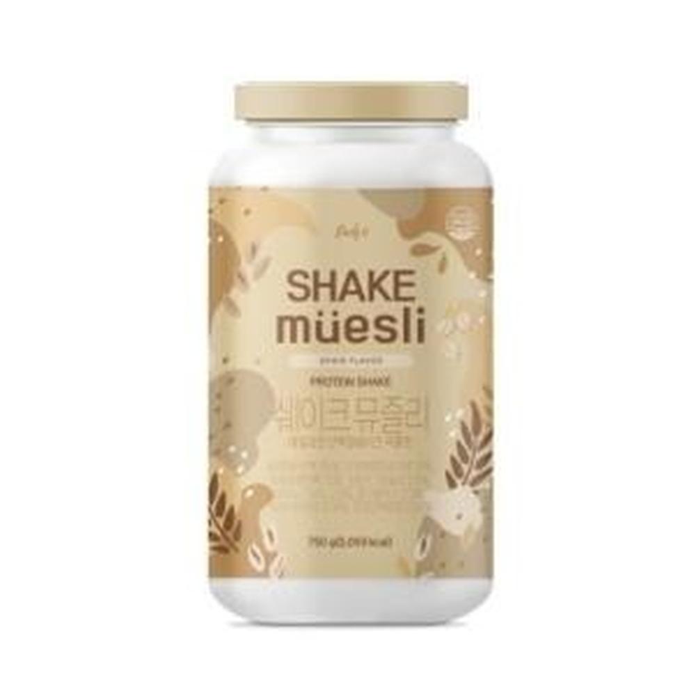 <b>뉴트올로지</b> 바른 쉐이크 뮤즐리 단백질쉐이크 곡물맛  750g  3개