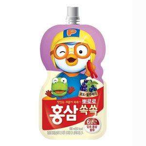 팔도 뽀로로 홍삼쏙쏙 포도블루베리 성분 분석