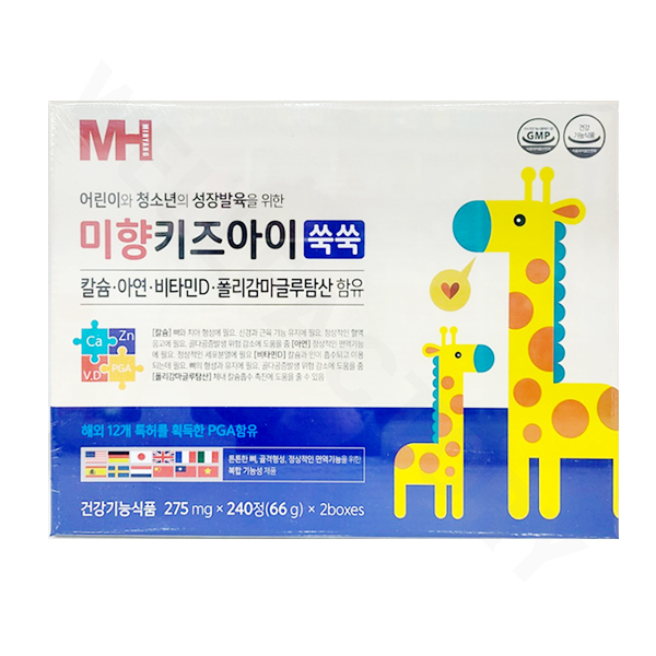 미향 키즈아이 쑥쑥 275mg x 480정, 1개