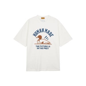 휴먼메이드 남여공용 DUCK 그래픽 티셔츠 화이트 HM29TE010