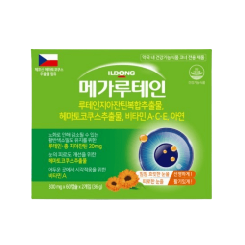 일동제약  <b>메가 루테인</b> 300mg x 120캡슐, 1개