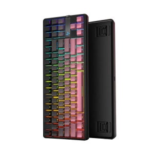 HP GT87 기계식 키보드 측면 각인 3모드 핫스왑 게이밍 사무용