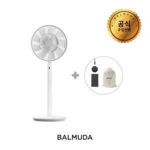 [공식수입원] 발뮤다 그린팬S 선풍기 그레이/블랙+배터리&독 패키지 EGF-1800 *전용보관백 증정*