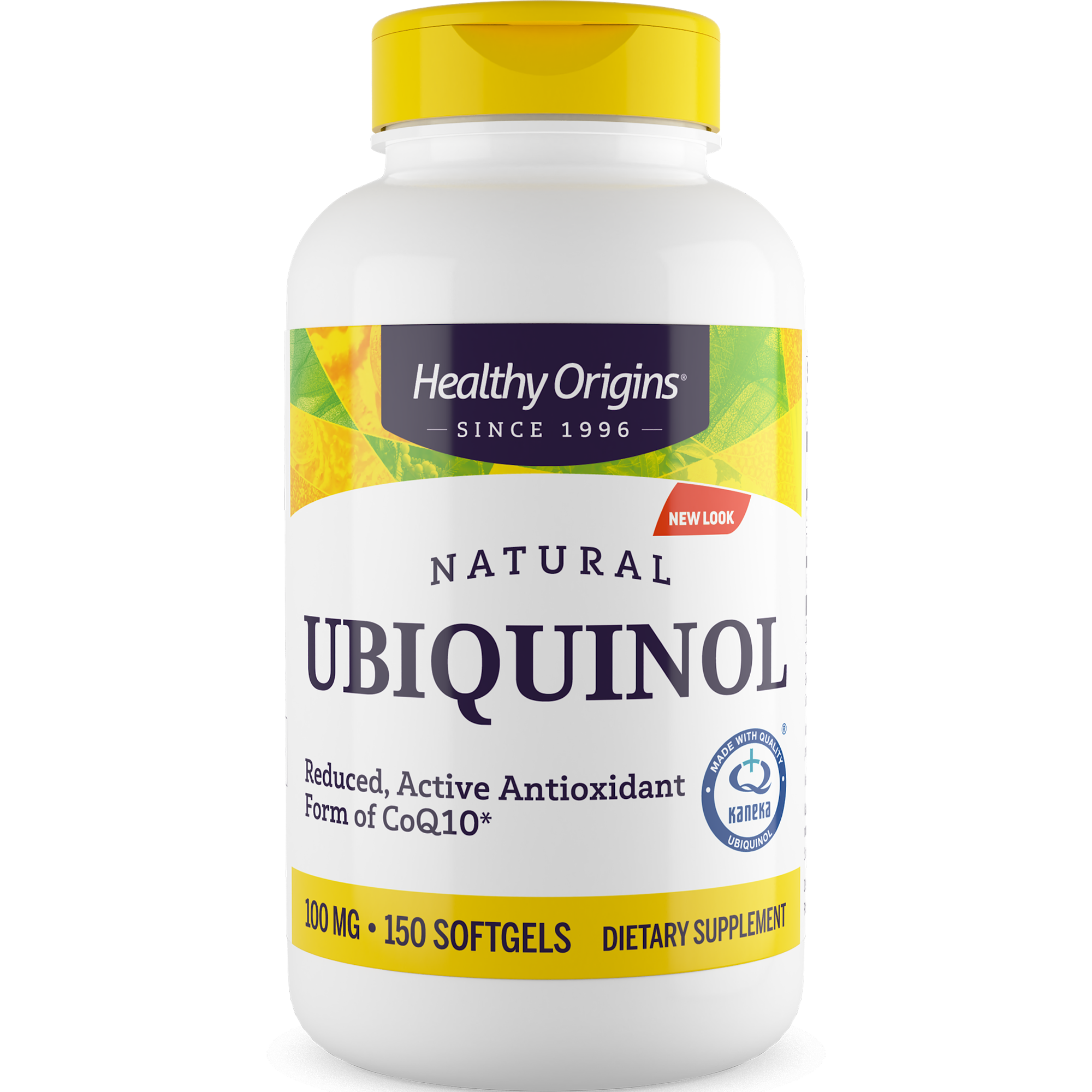 헬시오리진스 내추럴 <b>유비퀴놀 100mg</b> 소프트젤 글루텐 프리 무설탕