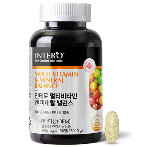 인테로 멀티 비타민 앤 미네랄 밸런스