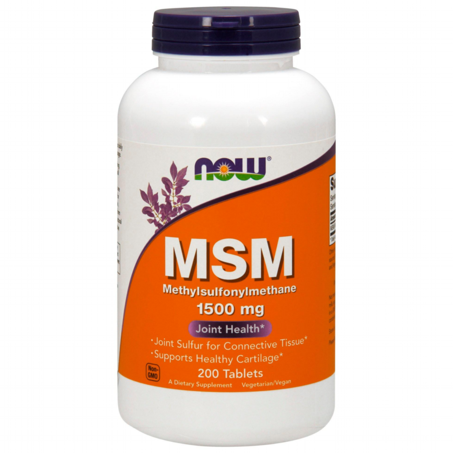 나우푸드 MSM 1500mg 200타블렛 조인트 관절건강
