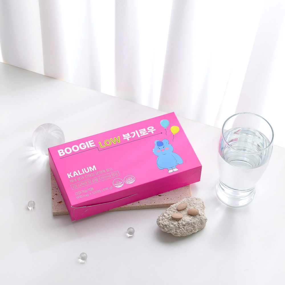 부기로우 포타니딘 칼륨 영양제 베타칼륨 <b>포타슘</b> 붓기 나트륨배출 1200mg
