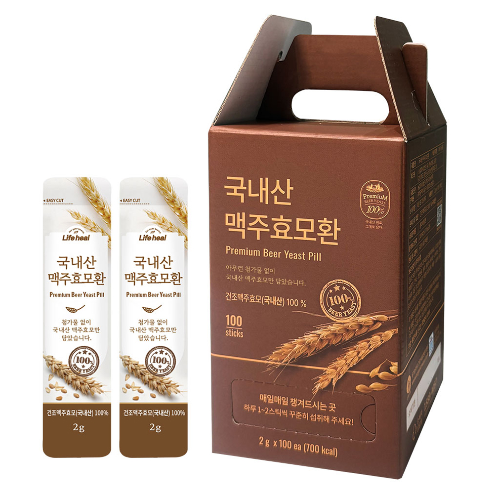<b>유기농마루</b> 국내산 <b>맥주효모</b>환 100포
