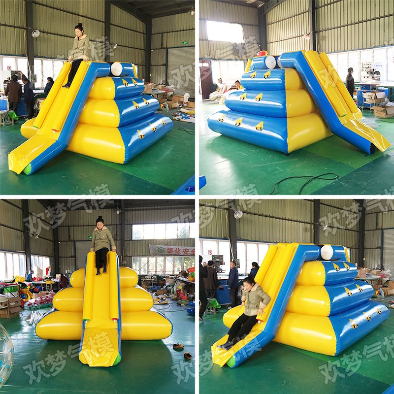 워터슬라이드 미끄럼틀 에어바운서 물놀이장 여름 필수템  마운틴 슬라이드(4.4x3x2m)