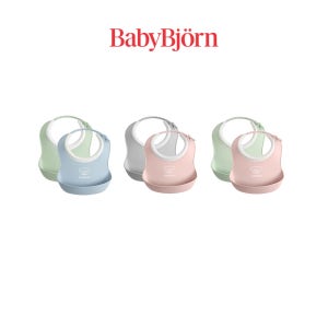 베이비뵨 스몰 베이비 빕 세트 2Pack / 이유식 턱받이