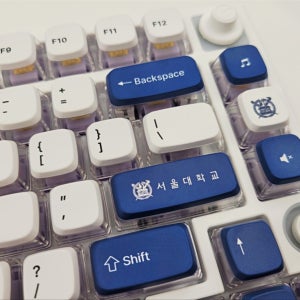 커스텀 키캡 입사선물 LED투과 한글각인, 사오파오