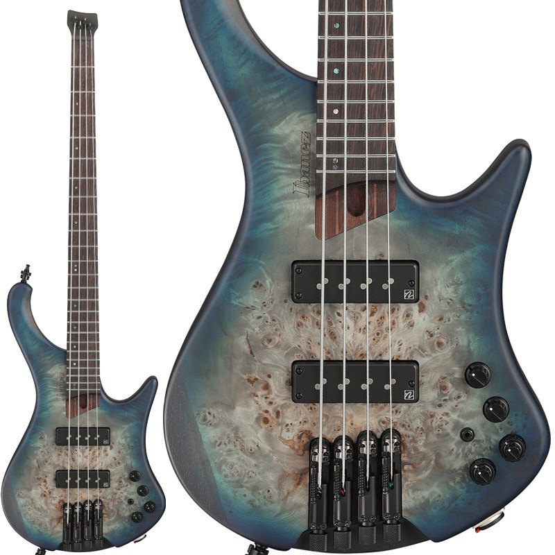 Ibanez 아이바네즈 Ibanez 일렉기타 베이스 워크샵 코발트 투명 플랫 EHB1500-CTF