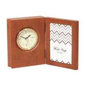 대량 탁상시계판촉물 주문제작 원목액자JW079 기념품 탁상시계제작