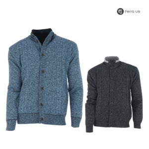 페라어스 남성 뽀글이안감 니트골프가디건 COPT6010W0