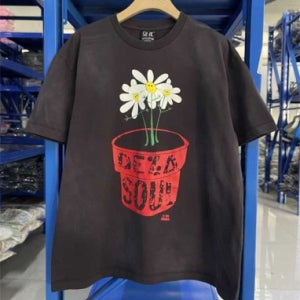 Saint Michael De La Soul Is Dead 빈티지 프린팅 라운드 반팔 티셔츠 [스트릿 편집샵 람스]