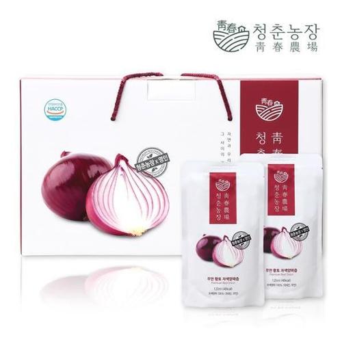<b>청춘농장</b> 무안 황토 <b>자색양파</b>즙 120<b>ml</b> x 30ea